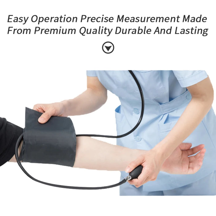 Manual Blood Pressure Monitor Diastolic Sphygmomanometer BP Tensiometer Blood Pressure Sphygmomanomete Cuff Home Health Monitor