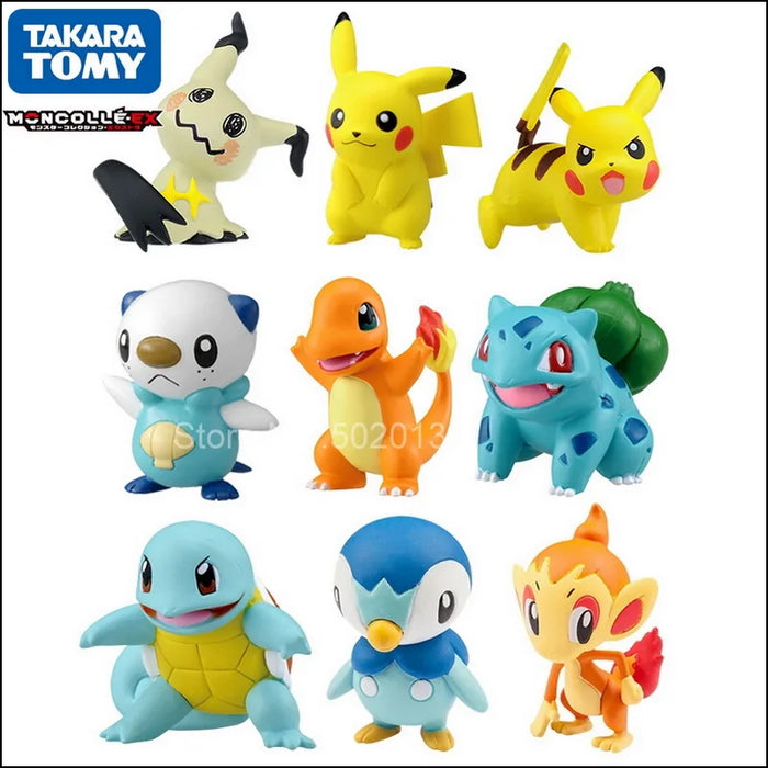 3 7 Cm Pokemon Toy Pet Anime Figure Model Doll Pikachu Eevee Charmander Munchlax Bulbasaur Psyduck Figurine Collection Kid Gift