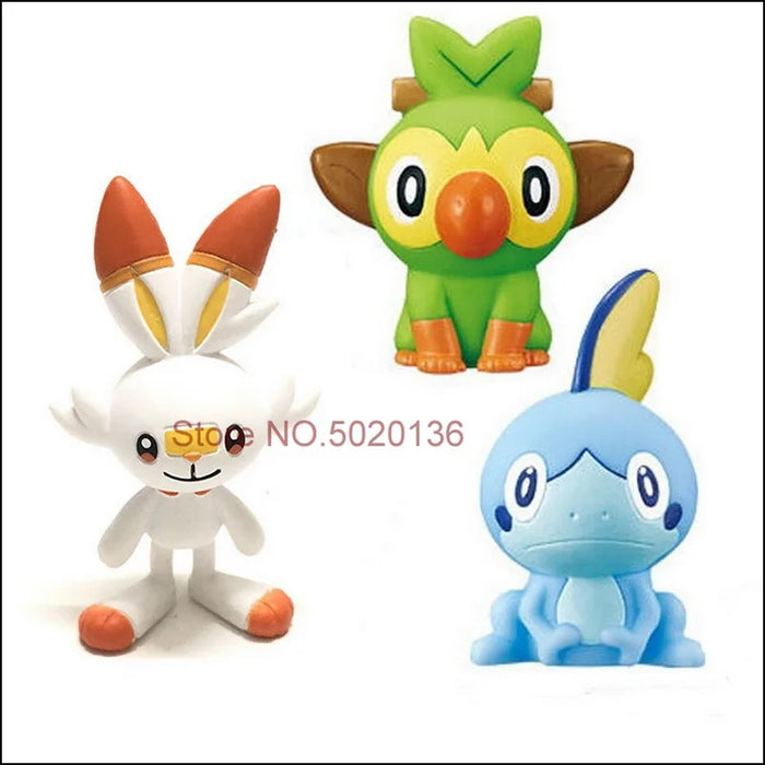 3 7 Cm Pokemon Toy Pet Anime Figure Model Doll Pikachu Eevee Charmander Munchlax Bulbasaur Psyduck Figurine Collection Kid Gift