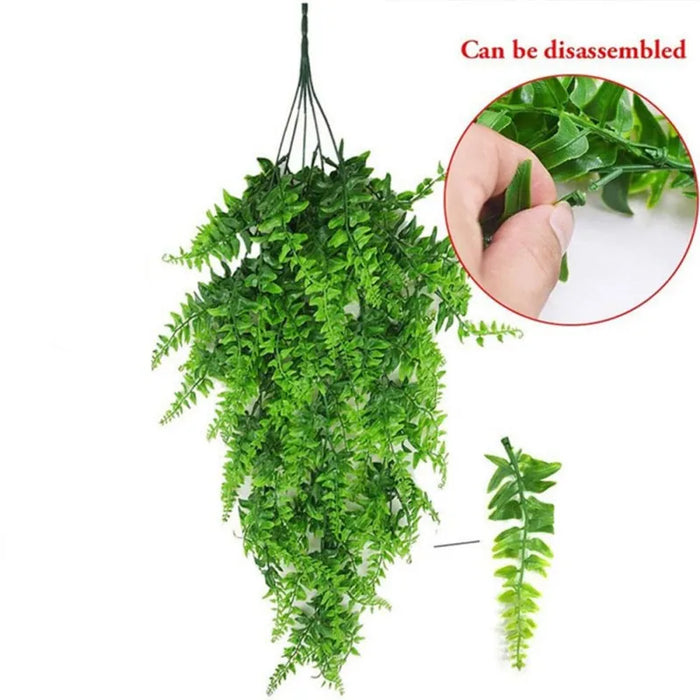 Reptile Plants Hanging Fake Vines Climbing Terrarium Plant with Suction Cup Pets Lizards Geckos Snake Hermit Crab Habitat Decor