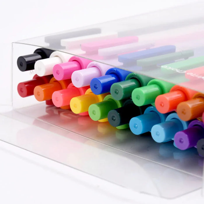 KACO 20pc/lot Gel Pen 0.5mm Retro Candy Color Writing Tools with Colored Ink, Hand drawing Bookkeeping Note Taking Cute Supplies