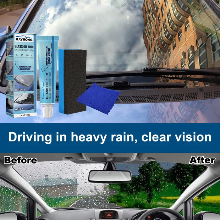 Car Glass Oil Film Remover Strong Glass-Cleaner Auto Windshield High Quality Glasses Cleaning Tool for Bathroom Windows