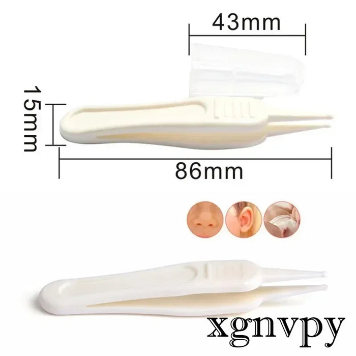 xgnvpy Toddler Nasal Cavity Care Supplies Baby Dig Booger Clip Infants Ear Nose Navel Safety Tweezers Baby Health Care