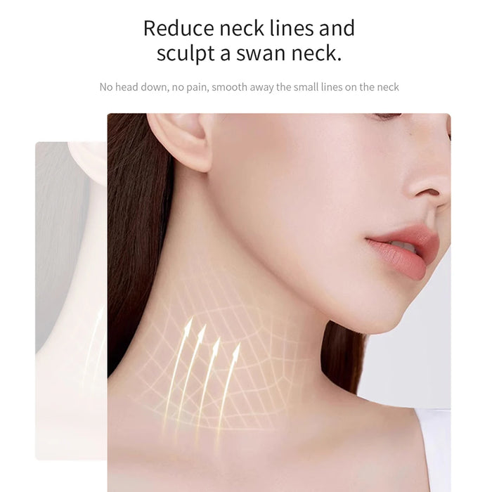 7 Colors LED Home Use Neck Beauty Devices Neck Face Lifting Machine Anti Aging Skin Rejuvenation Beauty Mask Skin Care