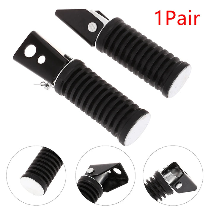 2Pcs Motorcycle Rear Footrests Motorcycle Foot Pegs Compatible With GS125 GN125 Motocross Motorcycle Accessories Pedals