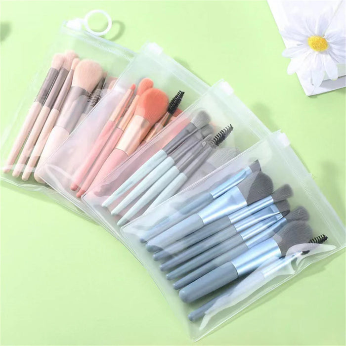 8Pcs Soft Fluffy Makeup Brushes Set for cosmetics Foundation Blush Powder Eyeshadow Kabuki Blending Makeup brush beauty tool