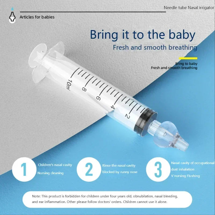 10/20ML Baby Nasal Washer Rhinitis Needle Cleaning Nasal Aspirator Children Syringe Kids Cleaning Health Care Multi-colors