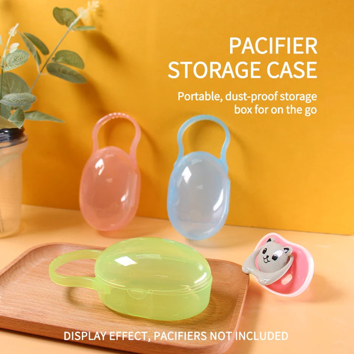 1 Pcs Pacifier Box Portable Storage BPA Free PP Safety Material Pacifier Container Pacifiers Leashes And Cases