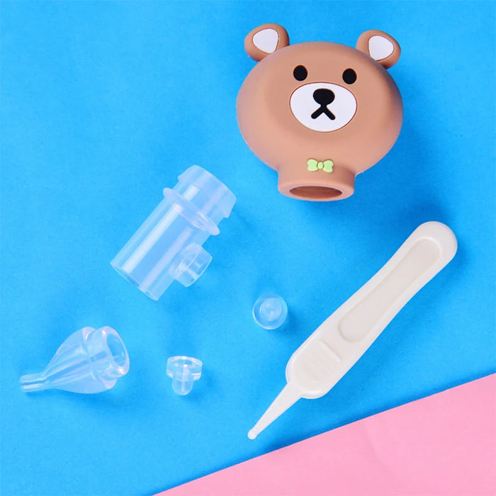 Silicone Baby Nasal Aspirator Safety Baby Nose Cleaner Infant Nasal Wash Sucker Tool Snot Clean Baby Health Care Baby Accessorie