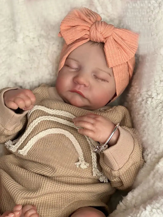 Reborn doll silicone girl 50 cm soft/newborn baby reborn 3D paint girl Christmas gift