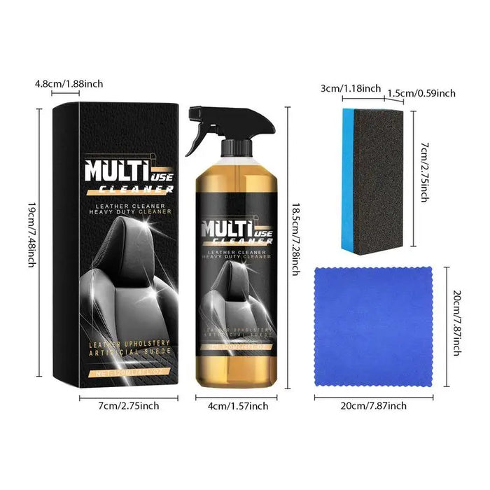 Professional 120ml Leather Cleaner Auto Leather Care Kit Anti-UV Protection Vehicle Interior Cleaning Car wash supplies