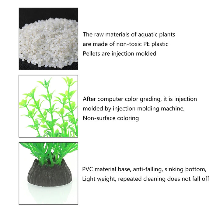 Simulation Artificial Plants Aquarium Decor Plastic Underwater Weed Grass Aquarium Accessories Fish Tank Decoration Ornament