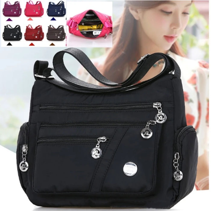 Shoulder Messenger Bag Women Fashion Waterproof Nylon Oxford Crossbody Bag High Quality Messenger Handbags Travel Wallet 2024