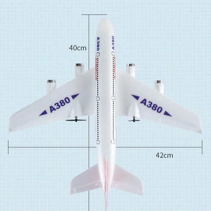 Airbus A380 RC Airplane 2.4G Fixed Wing Boeing 747 Remote Control Aircraft Outdoor RC Plane Model Toys for Children Boys