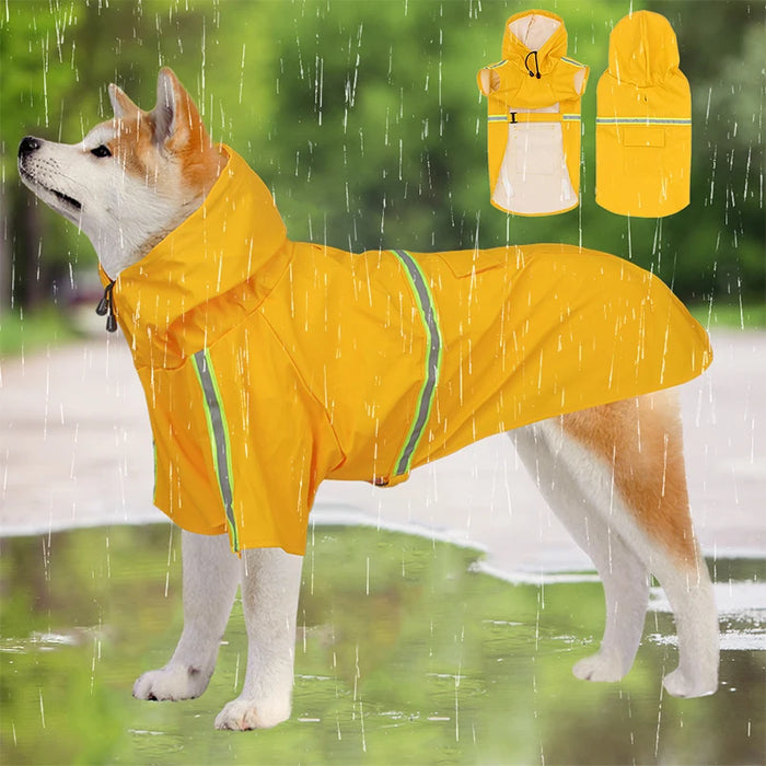 Waterproof Dog Clothes Dog Raincoat for Big Medium Small Dogs Puppy Waterproof Apparels Coats for Large Dogs Pet Clothing Stuff