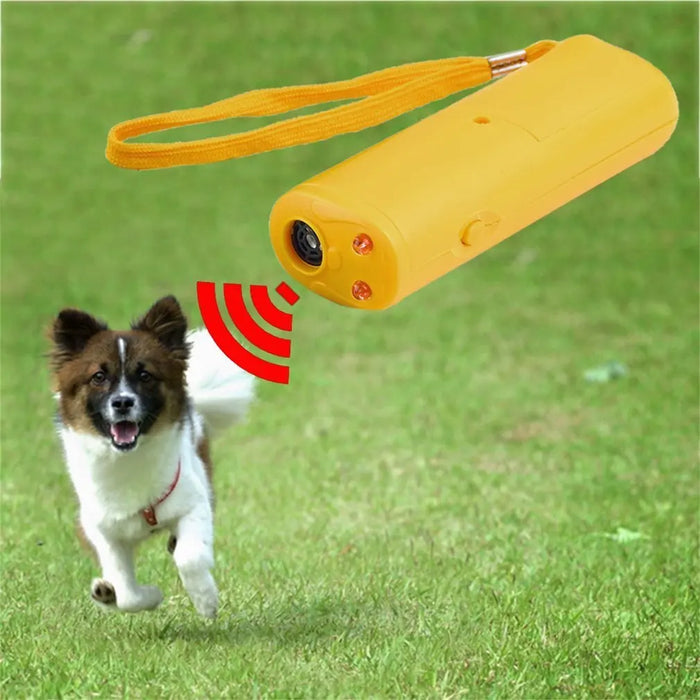 Ultrasonic Anti Bark Barking Dog Training Repeller Control Trainer Device 3 In 1 Anti Barking Stop Bark Dog Training Device 2020