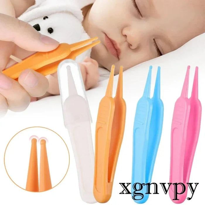 xgnvpy Toddler Nasal Cavity Care Supplies Baby Dig Booger Clip Infants Ear Nose Navel Safety Tweezers Baby Health Care