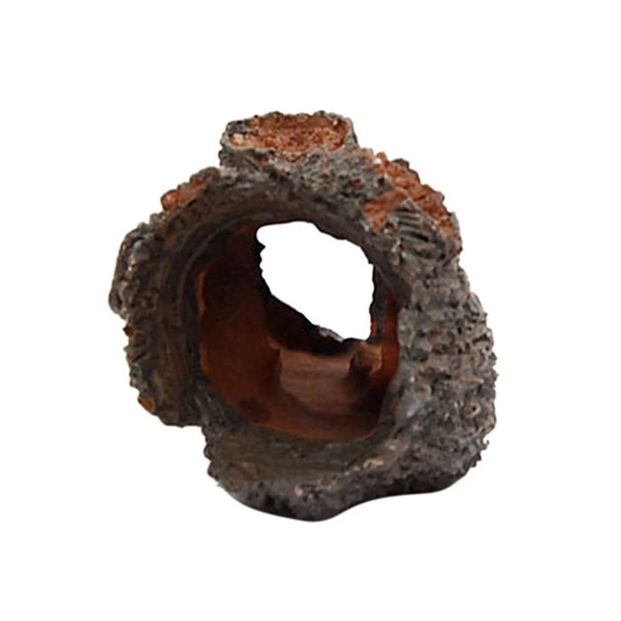 Aquarium Hollow Tree Tunnel Cave Ornament Fish Shrimp Turtle Hiding Shelter Fish Tank Decorations Accessories Dropship