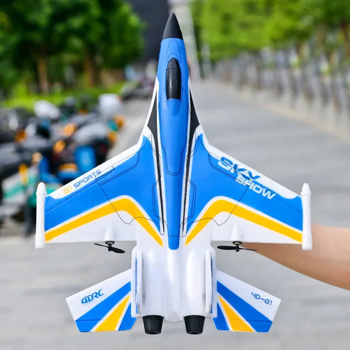 RC Glider Toy Big Size 2.4GHz 2CH Foam EPP Material Folding Wing Low Power Outdoor Remote Control Airplane Toy For Children New