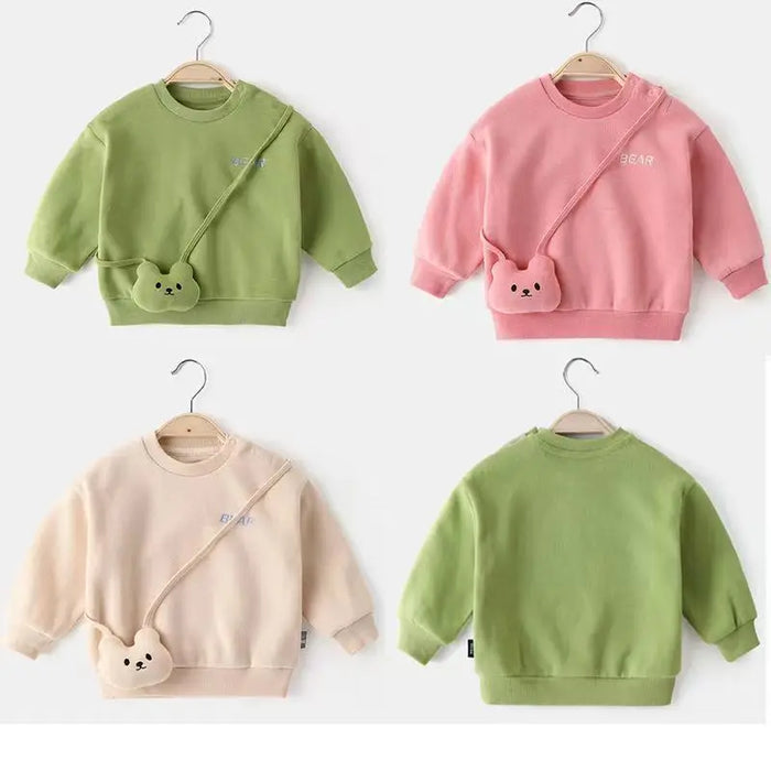 Baby Clothes Infant Girls Pullover 2024 Autumn Long-sleeved Baby Girl Hoodies Casual Top Toddler Sweatshirts 0-3Y