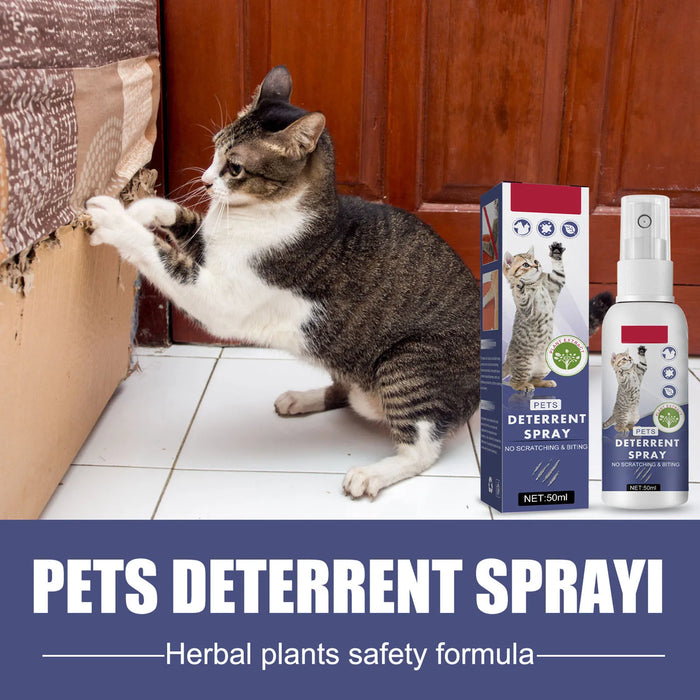 Cat Spray Deterrent Protect Furniture Spray For Anti Scratching & Biting For Indoor And Outdoor Kitten Training Aid Nin668