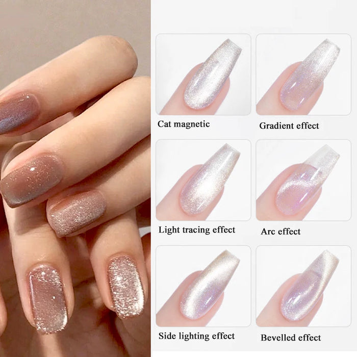 Strong Cat Magnetic Stick For Reflective Nails Cat Magnetic Gel Nail Polish Multi-Function Magnet Stick Nail Art Manicure Tools