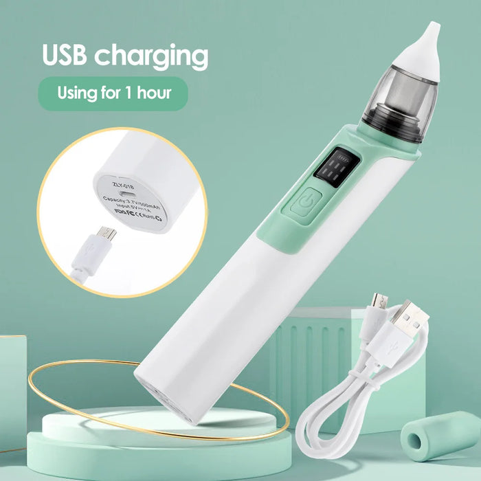 New Rechargeable Baby Nose Cleaner Silicone Adjustable Suction Electric Child Nasal Aspirator Health Safety Convenient Low Noise