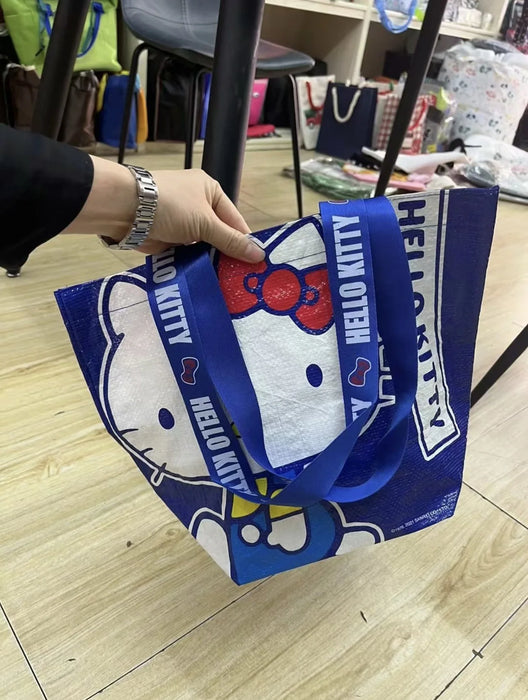 Cartoon Anime Tote Bag Cute Hellos Kittys Purse for Girls Snack Storage Bags Student High-capacity Shopping Bag Outdoor Gifts