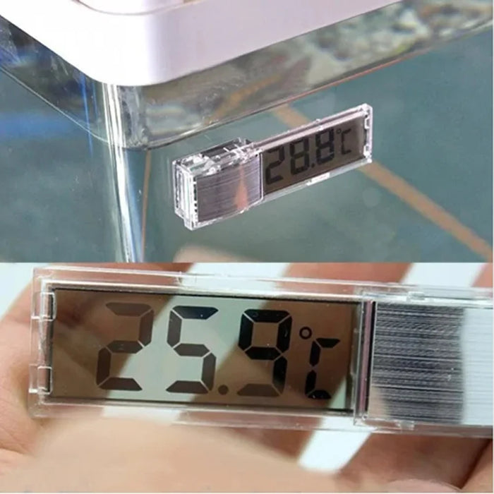 Aquarium Thermometer Electronic LCD Digital Fish Tank Temperature Measurement Fish Tank Temp Meter Aquarium Accessories