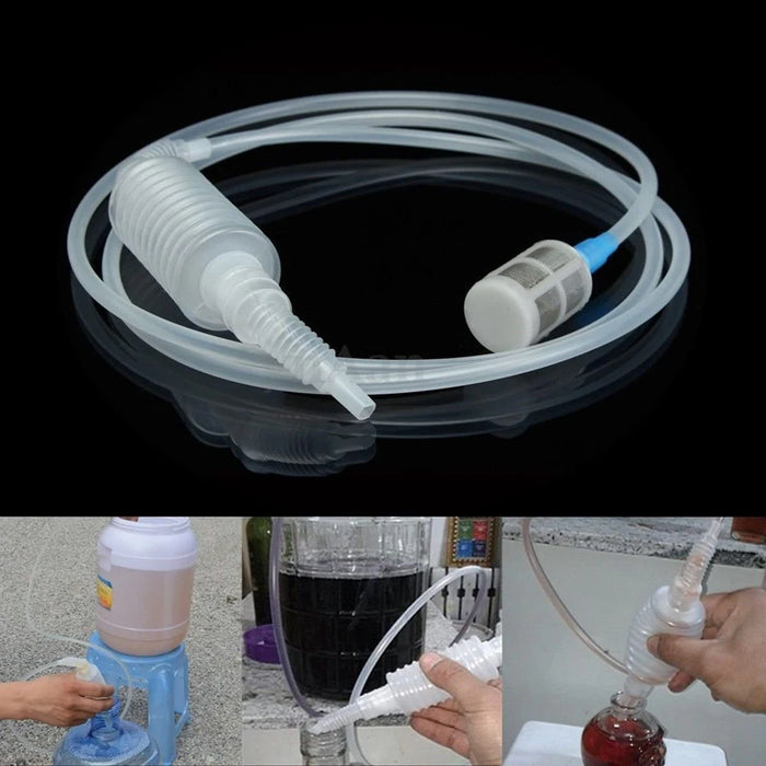 Home Brewing Siphon wine making equipment Food Grade Plastic Alcohol Distiller Filter Tube Tool Kitchen DIY Bar Tools