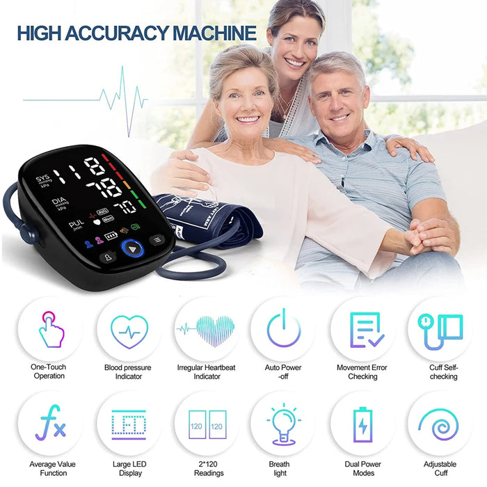 Medical Equipment Supplies Blood Pressure Tester Tensiometros Digital Blood Pressure Monitor Automatic Household Health Monitors