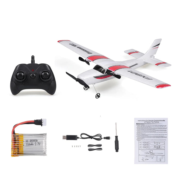 FX801 RC Plane EPP Foam 2.4G 2CH RTF Remote Control Wingspan Aircraft Fixed Wingspan Airplane Toys Gifts for Children Kids