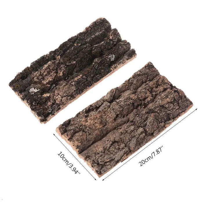 Natrual Cork Bark Eco-friendly Cork Bark Habitat Decoration for Pets