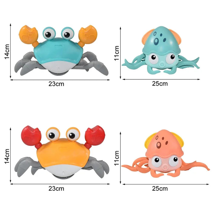 Children's Induction Escape Crab Octopus Crawling Toy Baby Electronic Pets Musical Toys Educational Toddlers Mobile Toys BirthdC