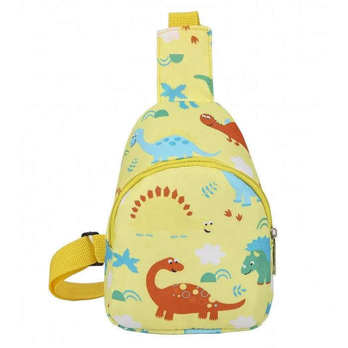 Children's Cute Dinosaur Shoulder Bags Baby Girls New Casual Boys Kids Chest Bag Coin Purse Nylon Handbags Small Messenger Bag