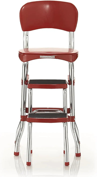 COSCO Retro Counter Chair/Step Stool, Sliding  home furniture  step ladder