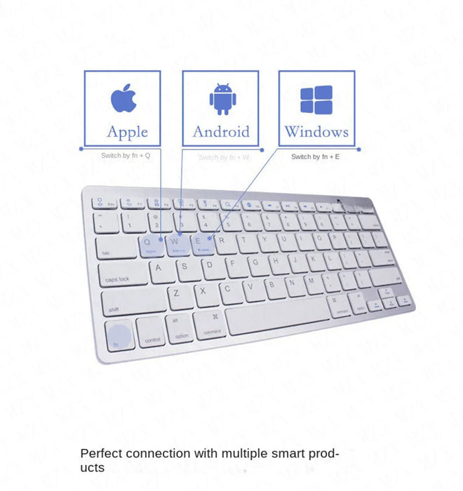 Wireless Blue-tooth Keyboard Mini Portable  PC Tablet Smart Cell Mobile Phone Computer DIP 78Key Desktop Laptop PC Accessories