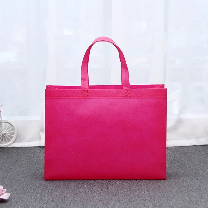 Women Foldable Shopping Bag Reusable Eco Large Handbag Fabric Non-woven Shoulder Bags Tote Grocery Tote Bags Pouch