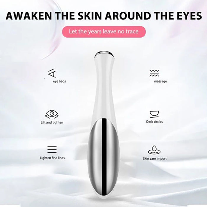 Portable Eye Massager Electric Vibrating Eye Cream Essence Introducer Beauty Face Eye Care Pen Portable Travel Outfit