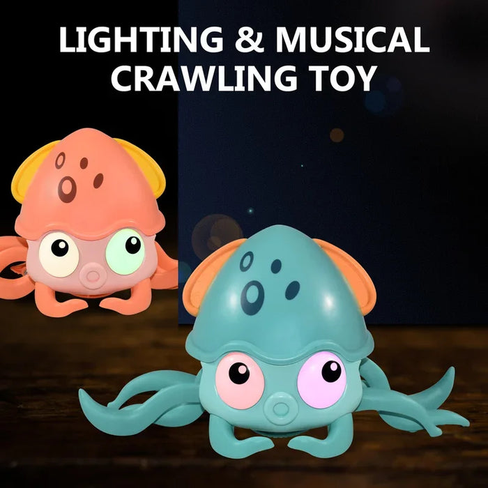 Children's Induction Escape Crab Octopus Crawling Toy Baby Electronic Pets Musical Toys Educational Toddlers Mobile Toys BirthdC