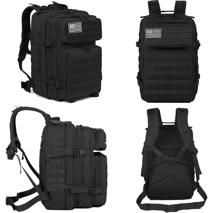 45L  Tactical Backpacks For Men Trekking Daypack Bug Out Bag Lage MOLLE 3 Day Outdoor  Pack Camping Hiking