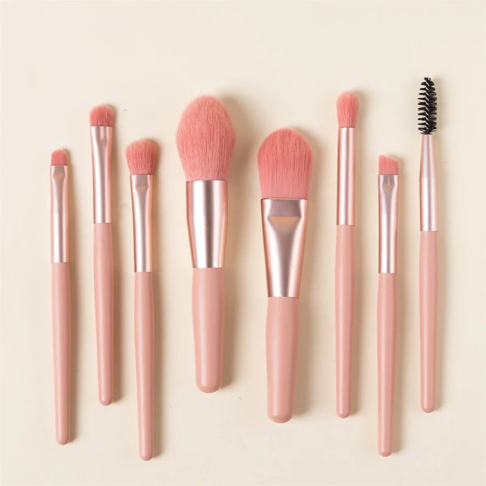 8Pcs Soft Fluffy Makeup Brushes Set for cosmetics Foundation Blush Powder Eyeshadow Kabuki Blending Makeup brush beauty tool