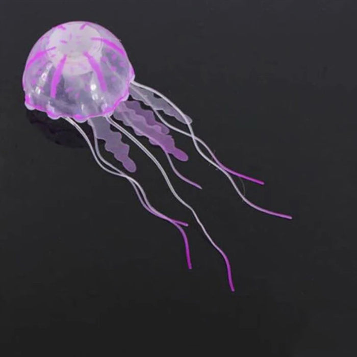 Swim Glowing Effect Artificial Jellyfish Aquarium Decoration Fish Tank Underwater Live Plant Luminous Ornament Aquatic Landscape