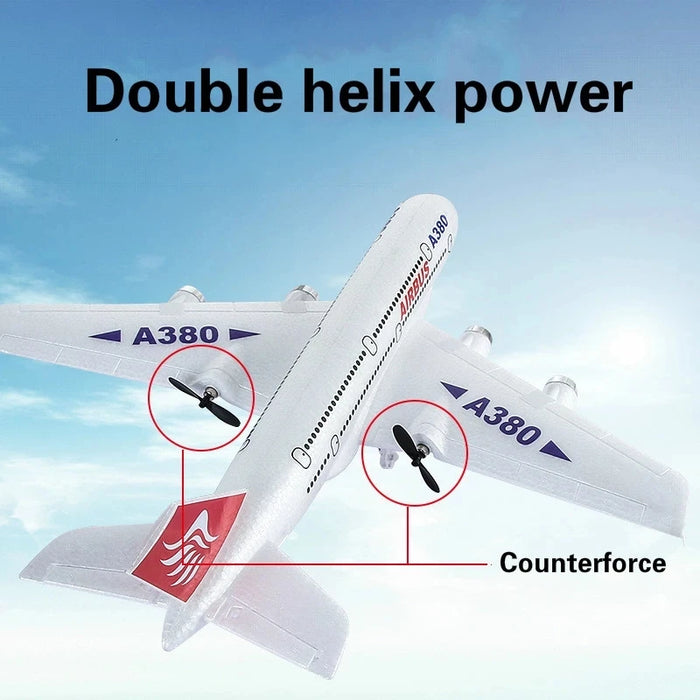 Airbus A380 RC Airplane 2.4G Fixed Wing Boeing 747 Remote Control Aircraft Outdoor RC Plane Model Toys for Children Boys