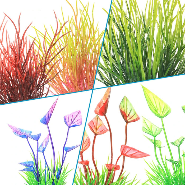 Simulation Artificial Plants Aquarium Decor Plastic Underwater Weed Grass Aquarium Accessories Fish Tank Decoration Ornament