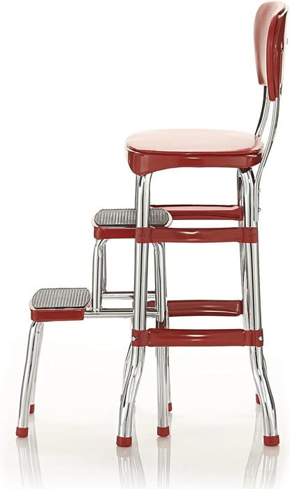 COSCO Retro Counter Chair/Step Stool, Sliding  home furniture  step ladder