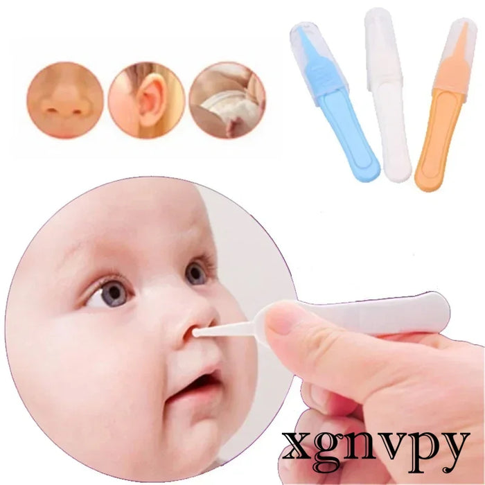 xgnvpy Toddler Nasal Cavity Care Supplies Baby Dig Booger Clip Infants Ear Nose Navel Safety Tweezers Baby Health Care