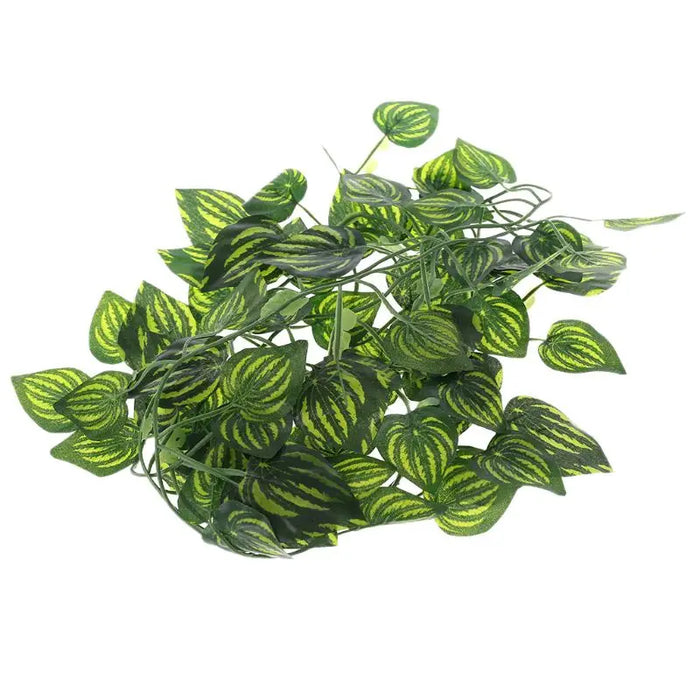 Artificial Jungle Vines Reptiles Terrarium Leaves Plants Reptiles Habitat Decors