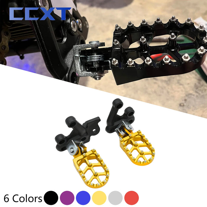 Electric Bike CNC Foot Pegs Rest Footpegs Foot Pegs Bracket For Sur-Ron Sur Ron Surron Light Bee X & S Electric Motocross Parts