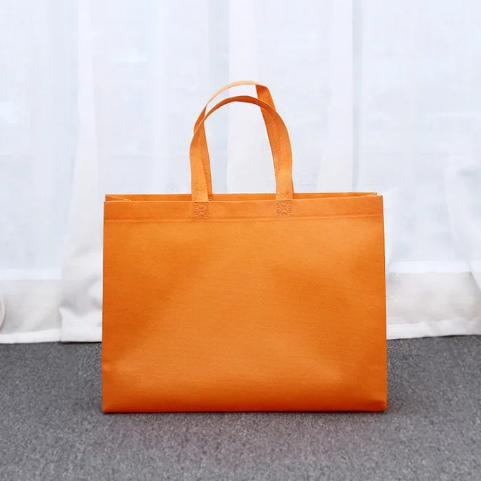 Women Foldable Shopping Bag Reusable Eco Large Handbag Fabric Non-woven Shoulder Bags Tote Grocery Tote Bags Pouch